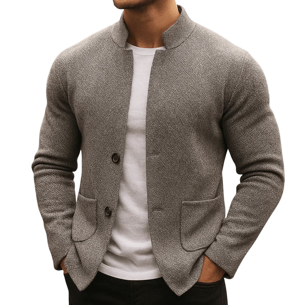 CESARE | Gilet in Maglia Texturata – Eleganza e Comfort Quotidiano