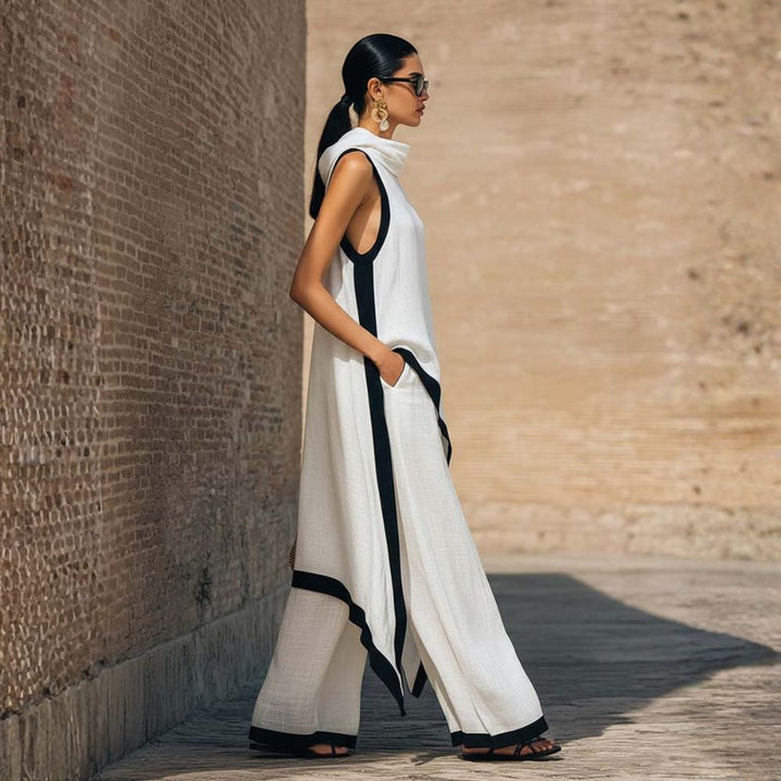 CATERINA | COMPLETO LINO ELEGANTE