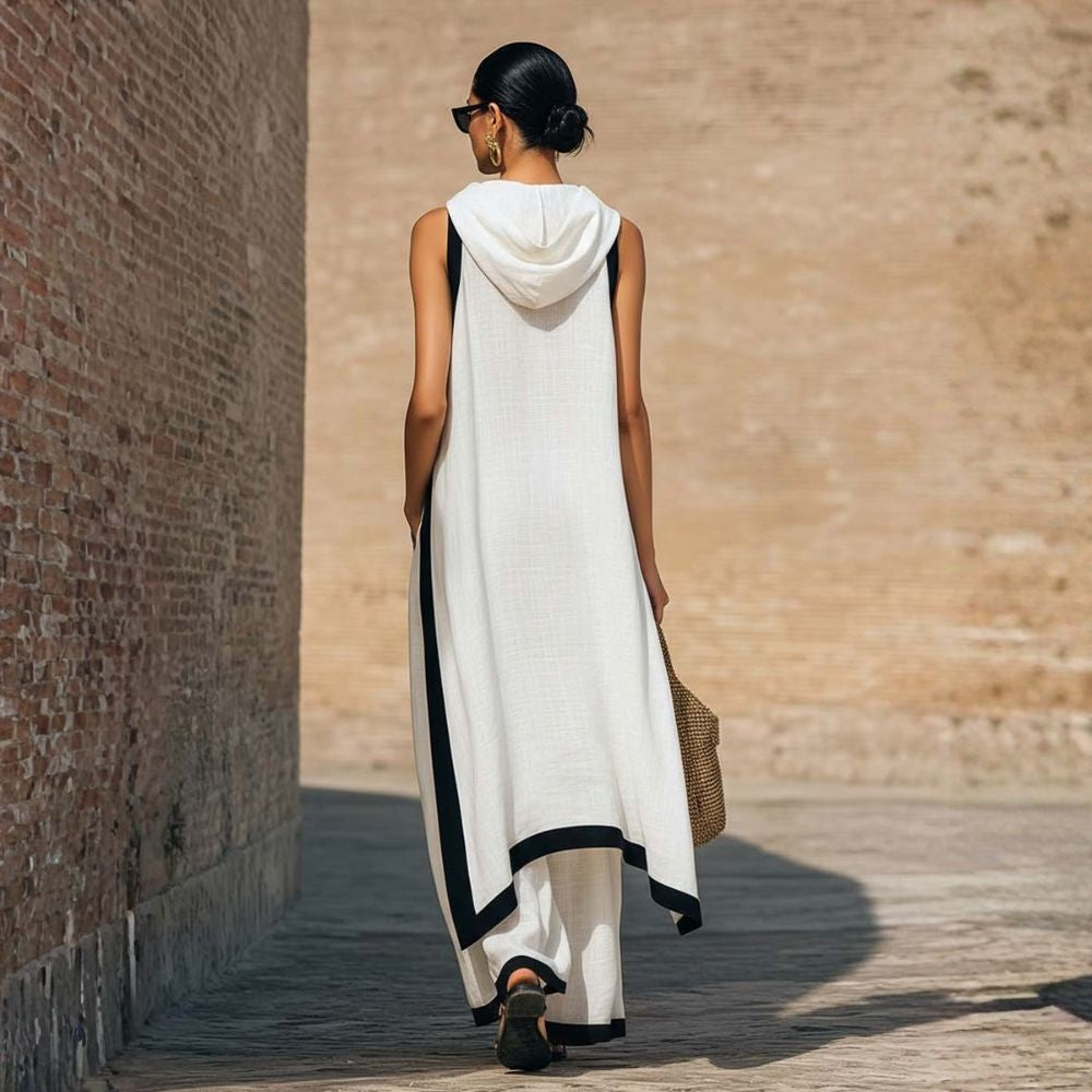 CATERINA | COMPLETO LINO ELEGANTE