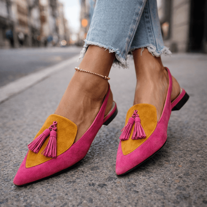 Martina | Sandali con cinturini e nappine
