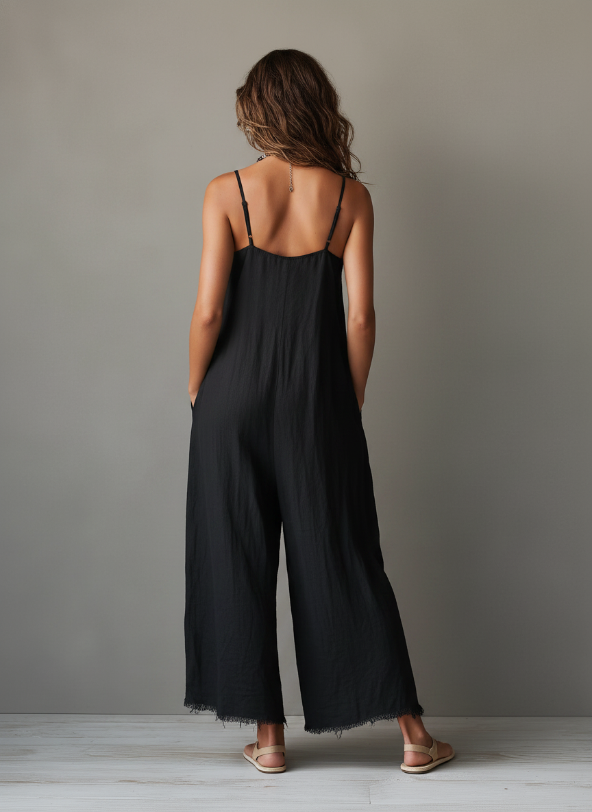 Alice-Tuta minimalista in lino da donna