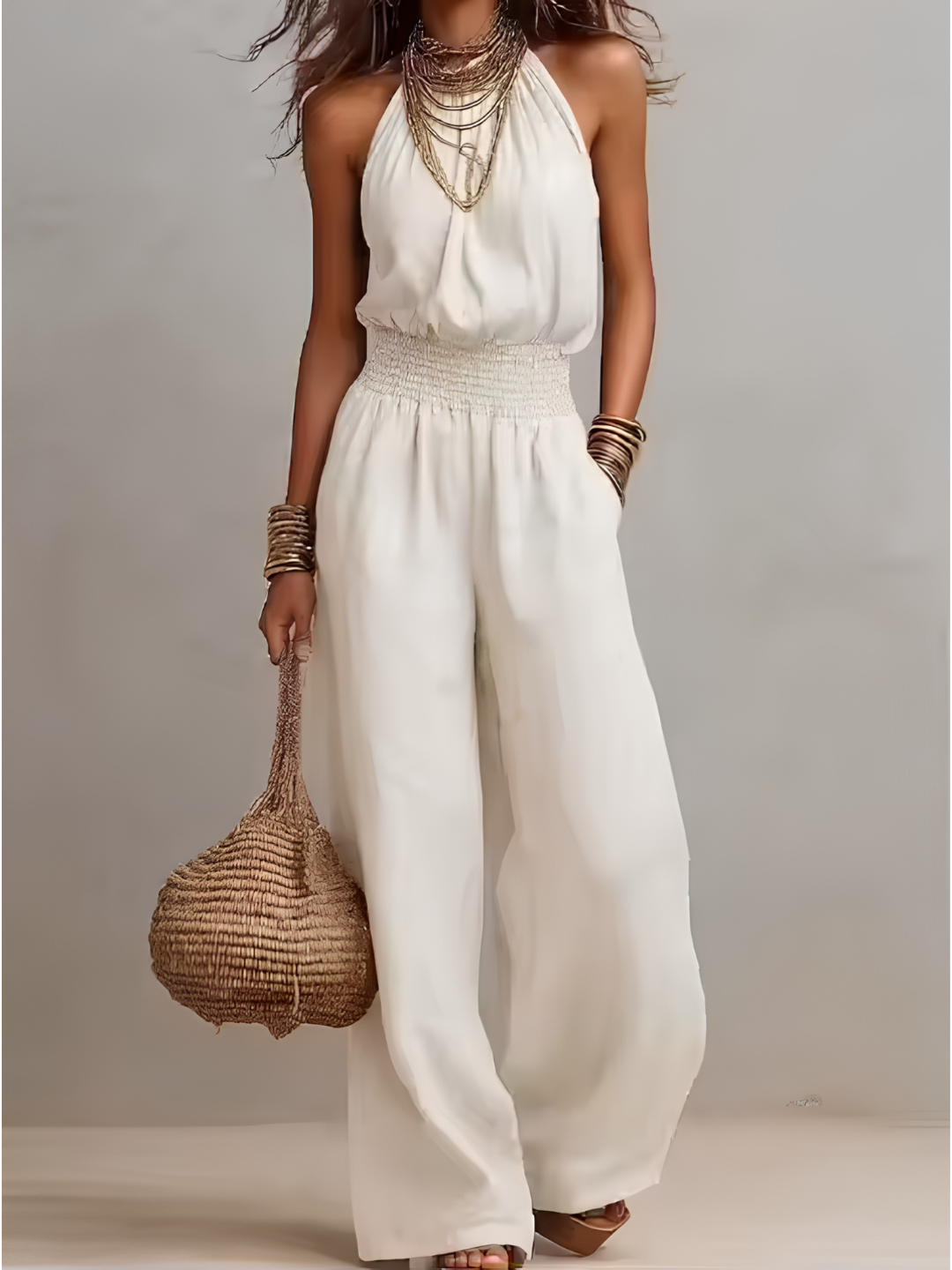 Margherita | Tuta Elegante con Halter