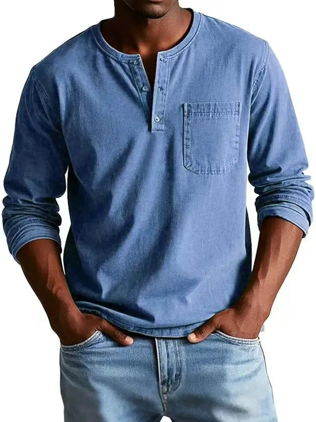 Roberto | Vintage Henley Shirt