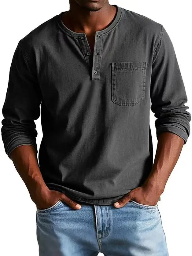 Roberto | Vintage Henley Shirt