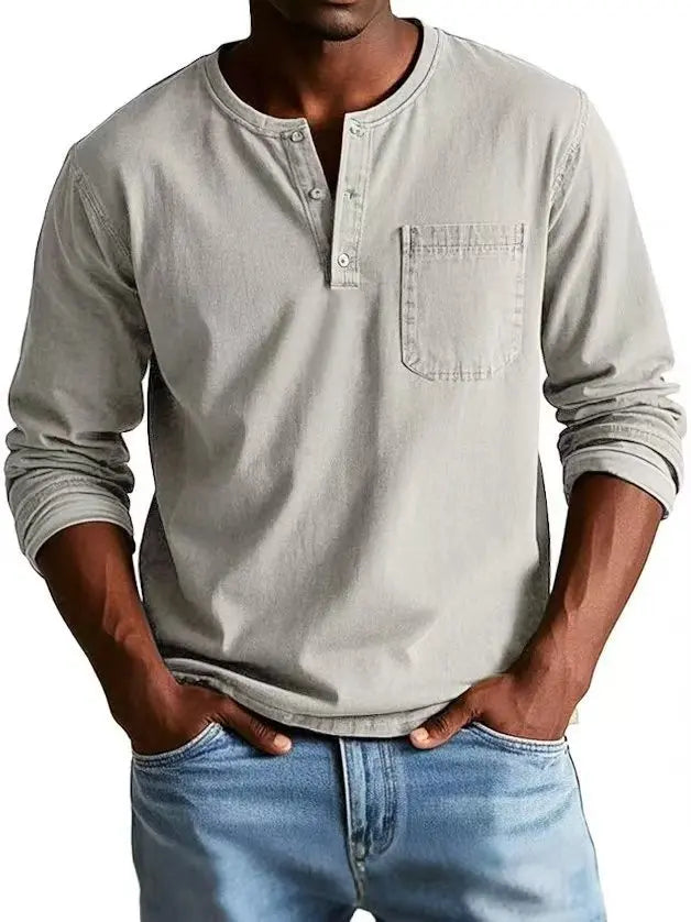 Roberto | Vintage Henley Shirt