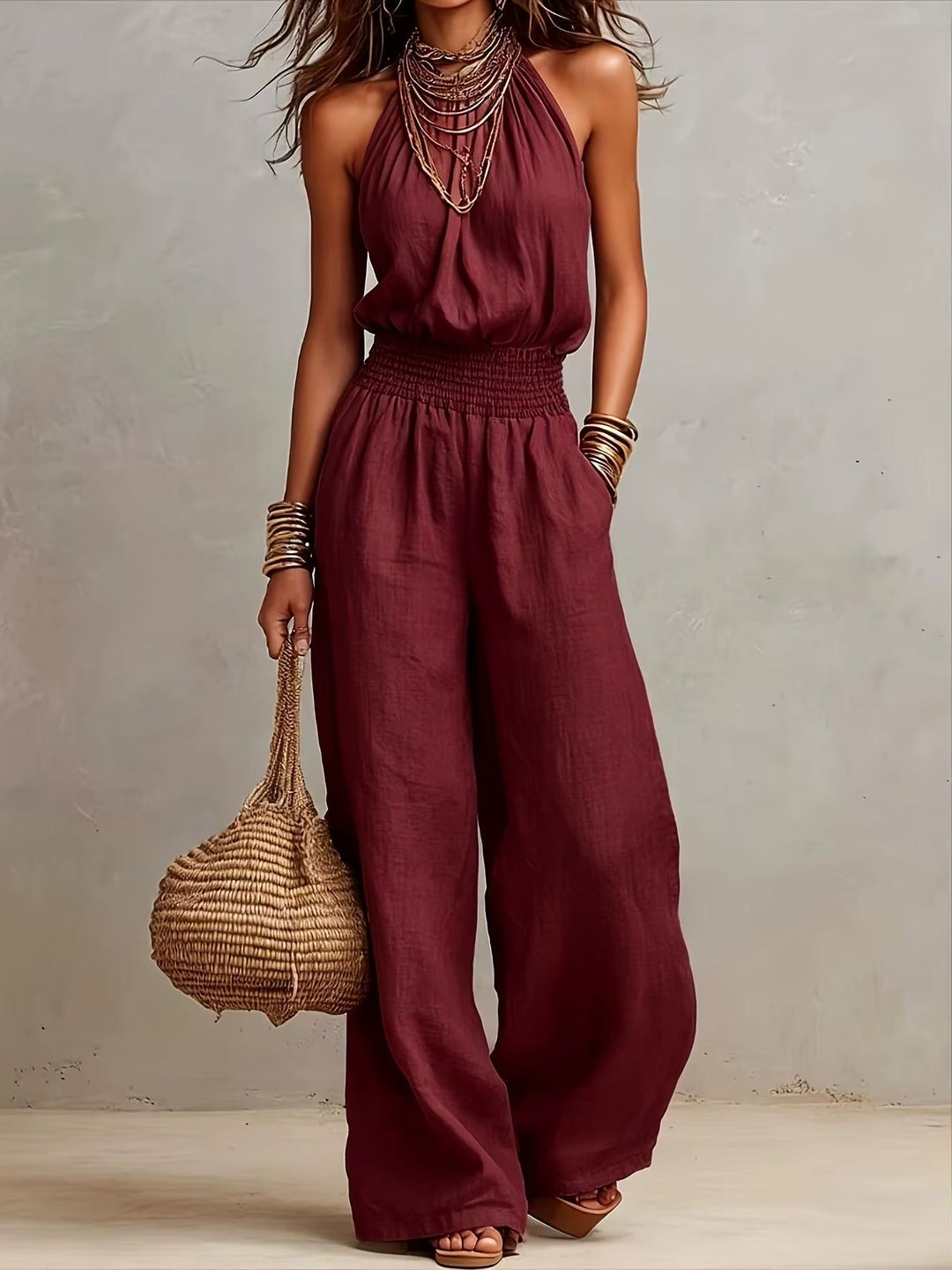 Margherita | Tuta Elegante con Halter