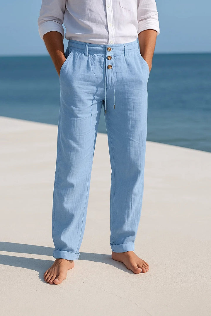 Vincenzo | Pantaloni estivi leggeri in lino