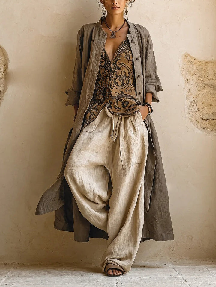 Chiara | Completo Bohemien Fluido Stratificato