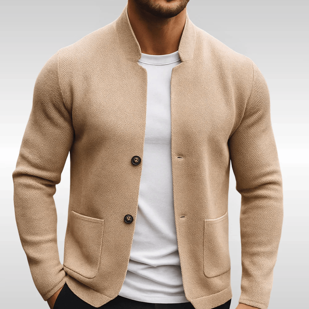 CESARE | Gilet in Maglia Texturata – Eleganza e Comfort Quotidiano